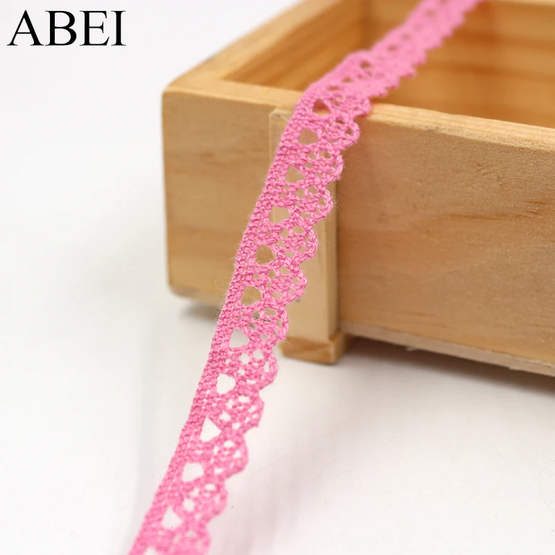10 ярдов/партия Diy Швейные аксессуары белые бежевые хлопковые кружева ленты ручной работы хлопок кружева планки свадебное украшение для альбома