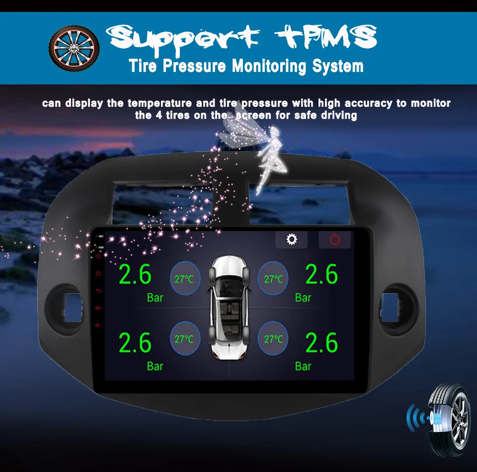 10," HD Android 10,0 Восьмиядерный 4 Гб+ 64 ГБ для Toyota RAV4 RAV 4 2007-2011 Автомобильный dvd-плеер gps Navi Радио Стерео головное устройство CarPlay