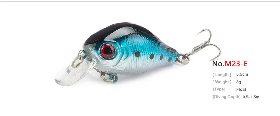 1 шт 5,5 см, вес: 9 гр, PESCA, воблер, твердая приманка снасть искусственные приманки наживка рыбы японский воблер