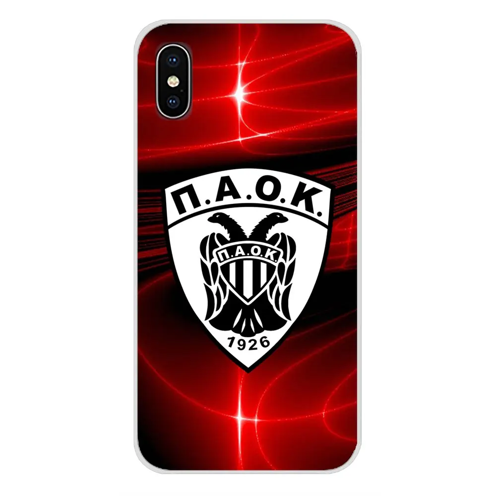 Аксессуары для телефонов Paok Fc Салоники Чехлы Samsung Galaxy S4 S5 MINI S6 S7 edge S8 S9 S10 Plus Note 3 4 5 8 9