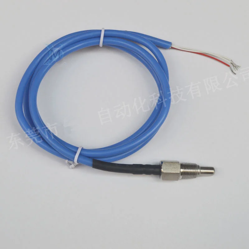 Thread Thermal Resistance PT100 Silicone With Shielded Wire Hard fold 1/8 NPT1/8*28T Channelling Machine Pressure Pipe |