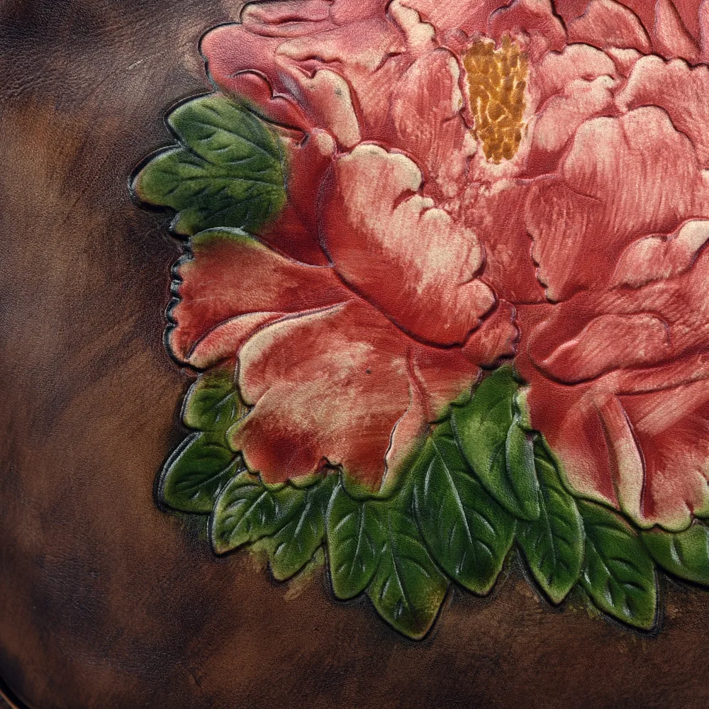 Женский ретро рюкзак из натуральной коровьей кожи Модный Цветной ранец для