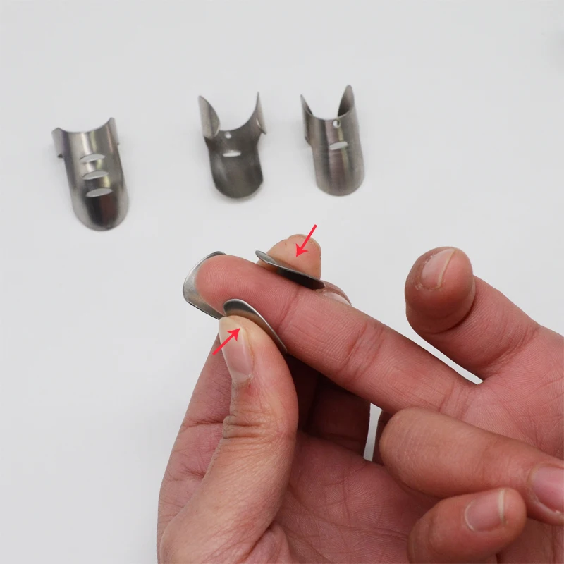 WALFOS 4 шт./компл. Регулируемая Защита для пальцев из нержавеющей стали защита нож