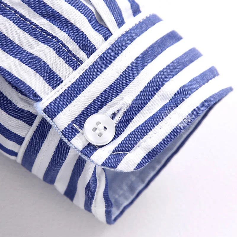 Рубашка для мальчиков детская одежда осенне весенняя рубашка с длинными