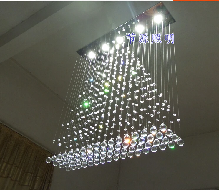 Современная люстра светильник светодиодное освещение хрустальный шар подвесной