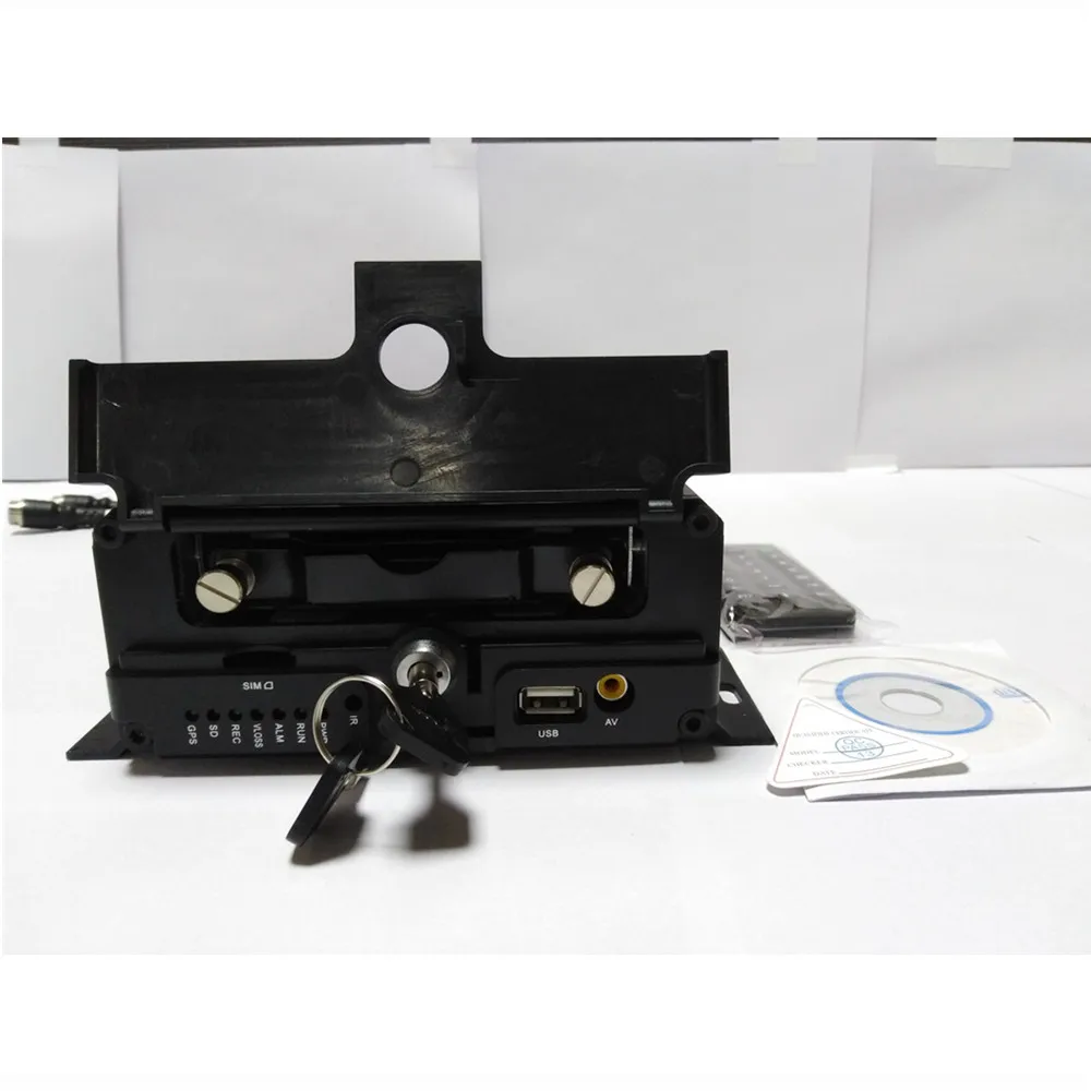 4 channel remote monitoring vehicle VCR GPS WiFi hard disk MDVR bus / truck using factory direct sales | Безопасность и защита