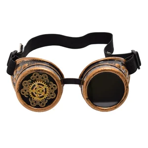 Винтажные очки в стиле стимпанк, вечерние очки-авиаторы с рисунком в стиле викторианских шестеренок, косплей