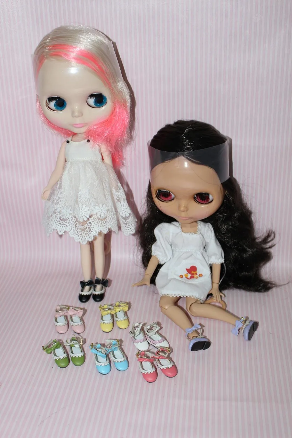 Кукольная обувь с бантом blyth (подходит для Блит AZ licca Pullip doll Holal Dolls)|doll shoes|blythe shoespullip