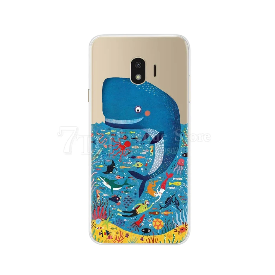 CAMEL Чехол с рисунком для Samsung Galaxy J2 J250 SM-J250F Мягкий силиконовый чехол для задней панели телефона для Samsung J2 Pro J2Core J260F чехол - Цвет: CAMEL