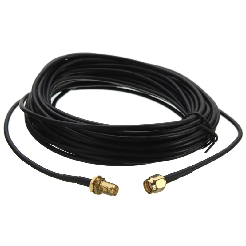 Высокое качество 9m Стандартный RP SMA MF Jack Wifi роутеры Антенна удлинитель свинцовый
