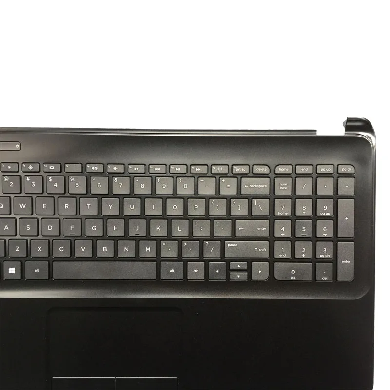 Новая клавиатура США laptot для HP 15-A 15-a101TX английская белая/Blavk с подставкой верхняя