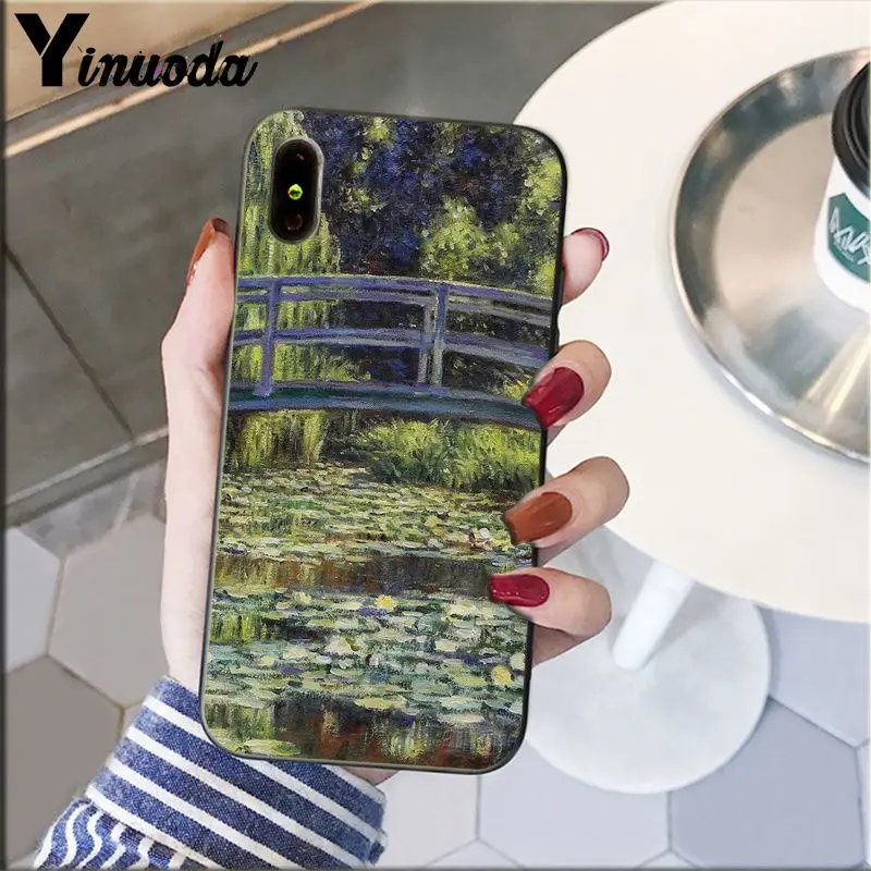 A9 Yinuoda Клода Мона импрессионизма художника чехол для телефона для Apple iPhone 8 7 6 6S Plus X XS MAX 5 5S SE XR Чехол для мобильного телефона s - Цвет: A9