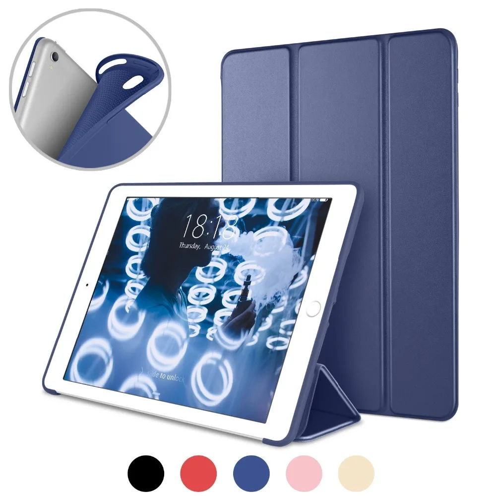 Чехол для iPad Pro 10 5 чехол Air 3 из искусственной кожи с силиконовой мягкой задней