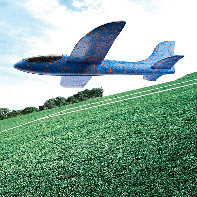 3 Pack 48cm Large Flying Gliders Airplane EPP Foam Hand Throw Aircraft Launch Glider Plane For Children Kids Outdoor Toy (S5 |