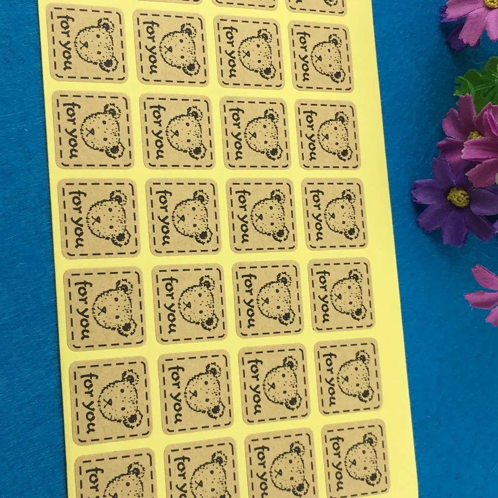 Наклейки бумажные декоративные сделай сам 60 шт. 2 5*2 5 см|Украшения своими руками