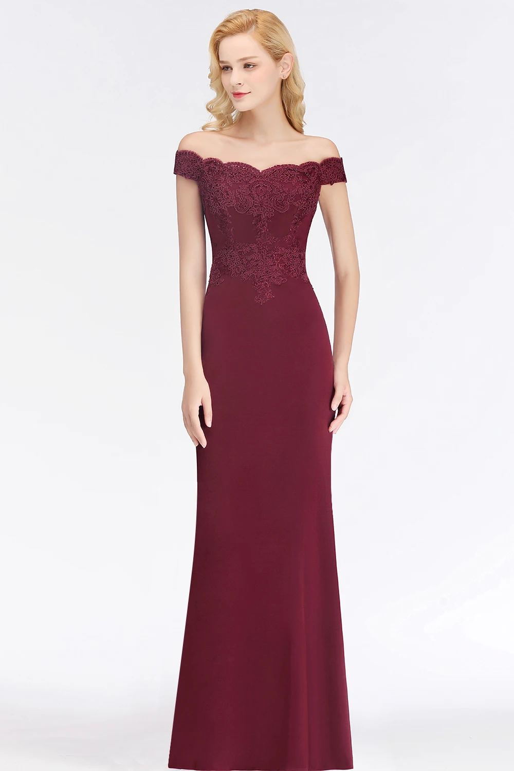 Customized Sexy Off the Shoulder Mermaid Appliques Evening Dresses Lace Long Prom Formal Party Gowns Vestido De Festa | Свадьбы и