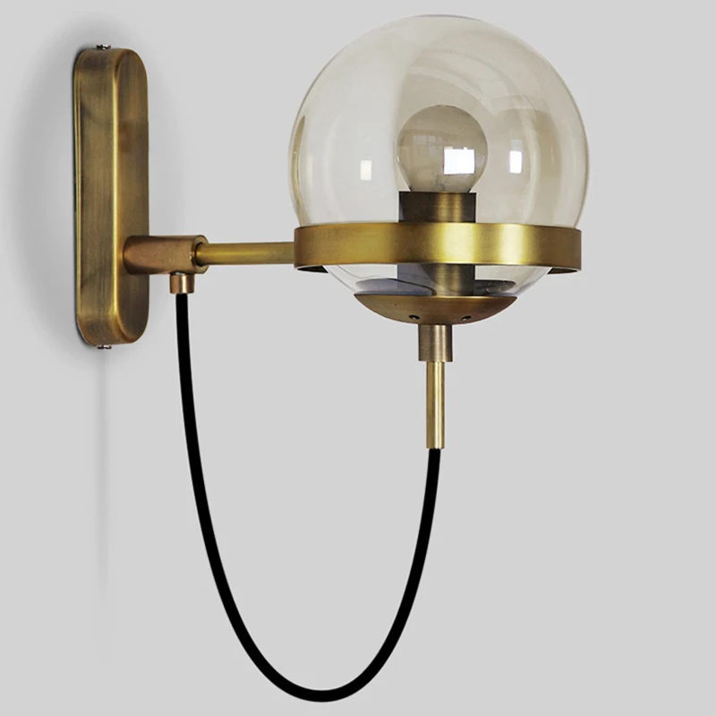 Eusolis Moderne Stair Light Wall Lamp Vintage Iluminacion Chic Glazen Wandlamp Outdoor Led Lamparas Moderna | Лампы и освещение