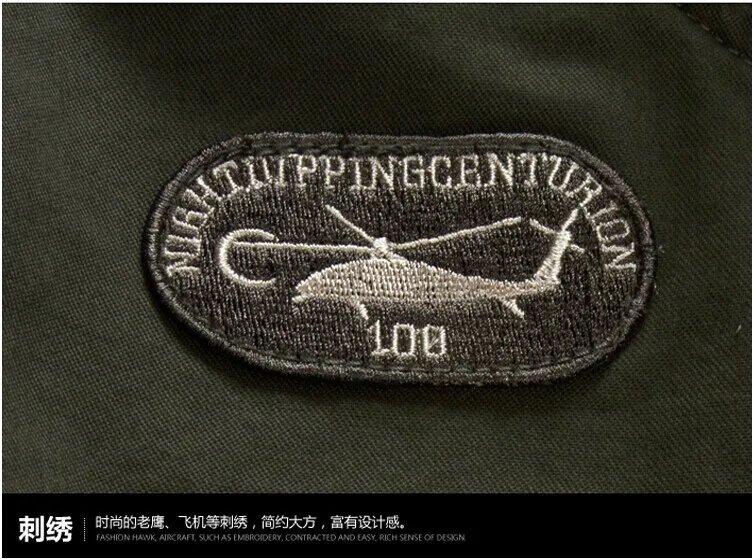 101st Airborne дивизион Военный стиль куртки для мужчин Орел Вышивка пилот куртка США