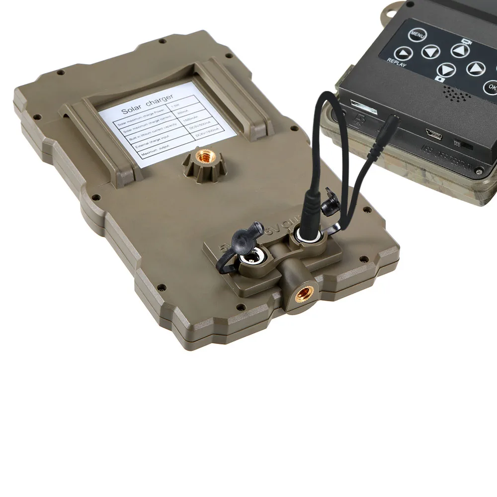Солнечная панель охотничья камера батарея солнечная зарядное устройство