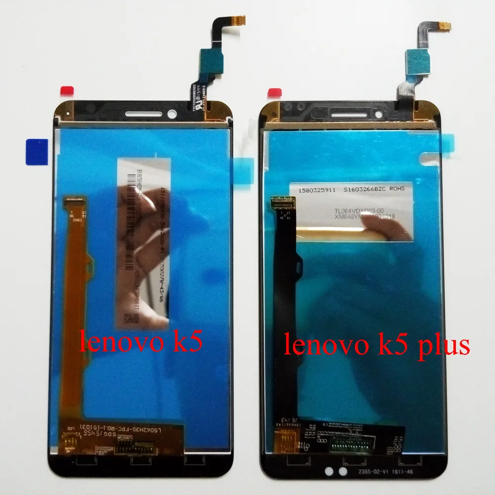 Для lenovo Vibe K5 A6020l37 A6020l36 A6020a40 Plus A6020a46 Lemon 3 ЖК дисплей + кодирующий преобразователь