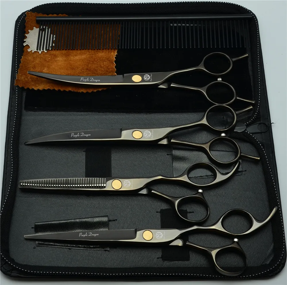 Парикмахерские ножницы для домашних животных 7 дюймов 19 см 4 цвета высокое