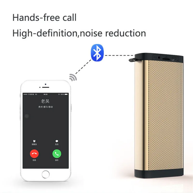 Бесплатная доставка Поддержка TF FM двойным рогом Bluetooth Сабвуфер домашний