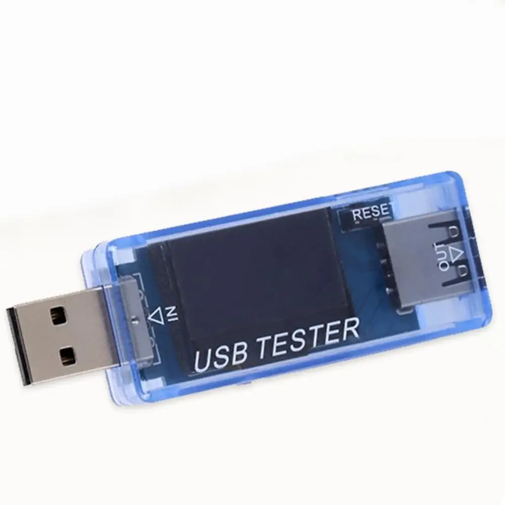 Usb тестер маленького размера измеритель адаптера цифровой дисплей мультиметр