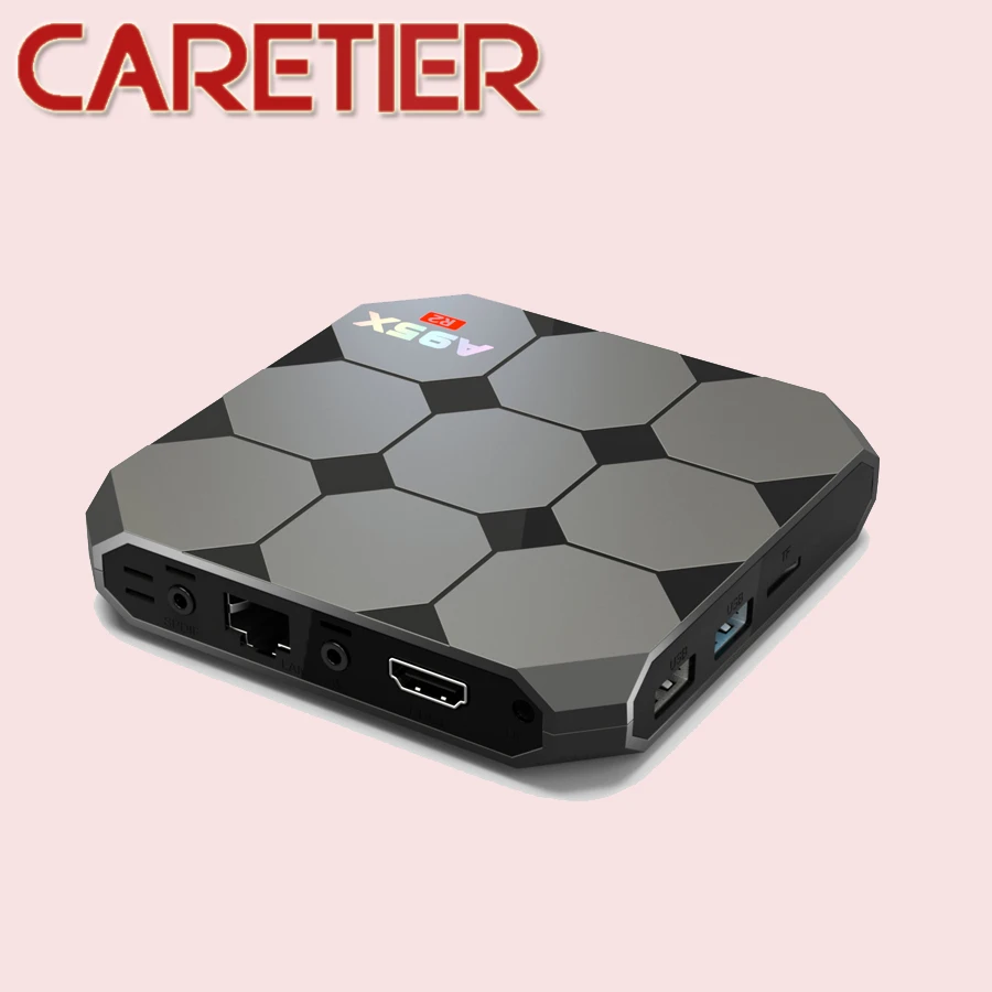 1 шт. A95X R2 Android 7,1 Smart tv Box Amlogic S905W четырехъядерный процессор Cortex A53 2G ram 16G rom телеприставка