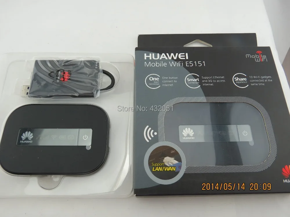 Huawei e5151 разблокирована 3G WCDMA GSM HSDPA 21.6 Мбит/с LAN Беспроводной маршрутизатор Wi-Fi МИФИ