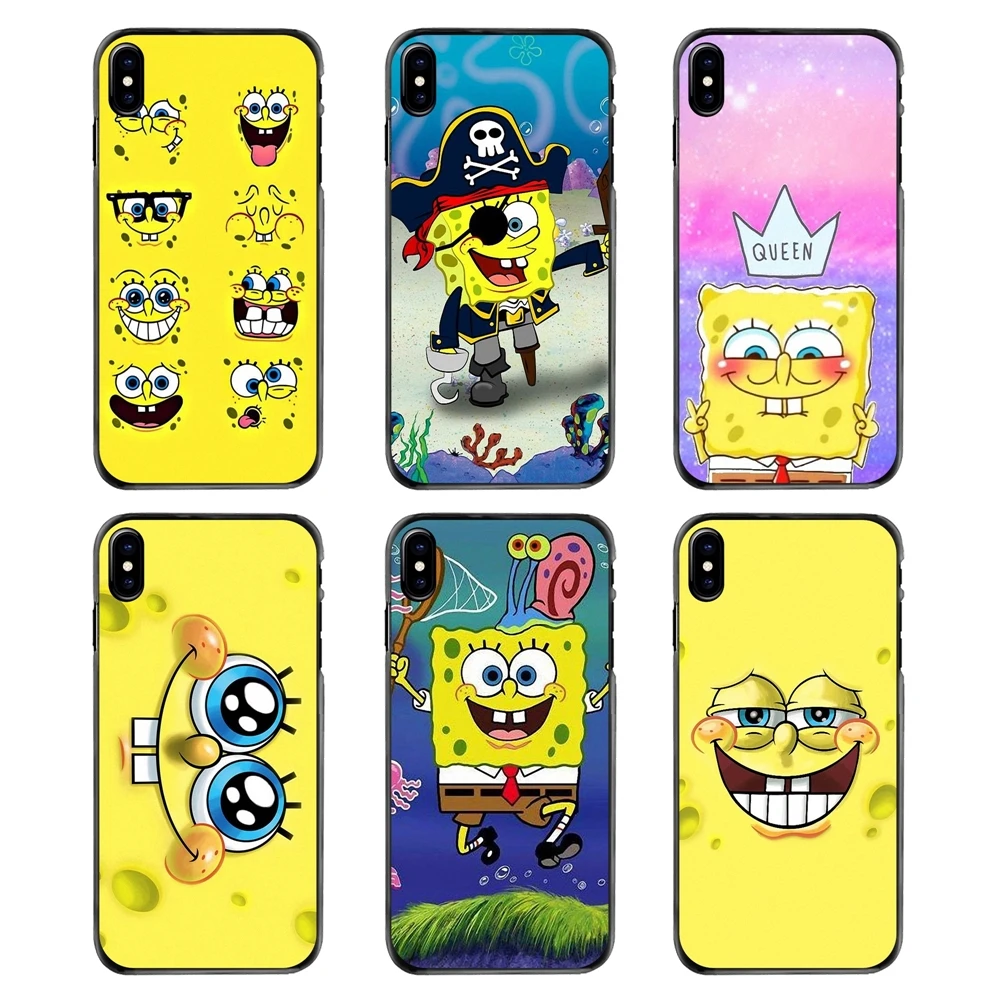 Губка Боб Патрик звезда игра Квадратные Штаны для iPhone 4 4S 5 5S 5C SE 6 6S 7 8 Plus X XR XS Max iPod