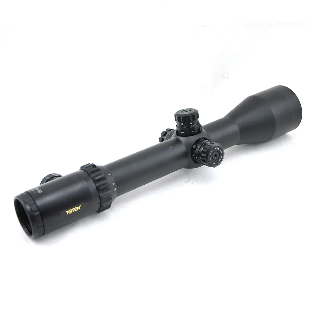 TOTEN Riflescope 2-24x50 First Focal Plane FFP Mil-dot Hunting Tactical Rifle Scopes 35mm Shockproof Waterproof | Спорт и