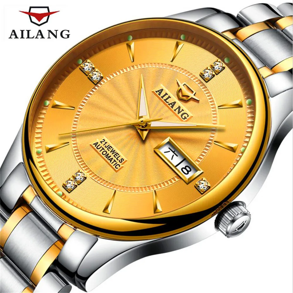 Часы наручные AILANG Мужские автоматические Классические брендовые Роскошные