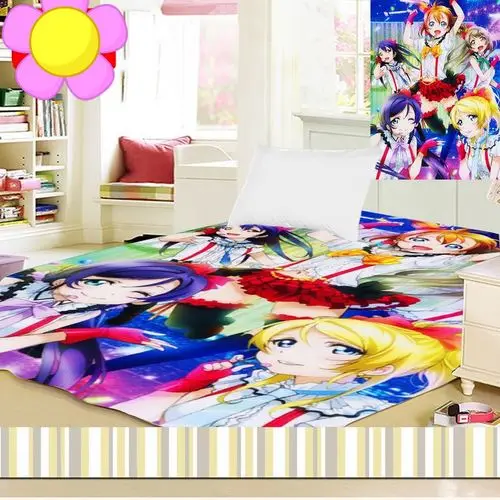 

New Love Live School Idol Project Girls Japanese Anime Bed Blanket or Duvet Cover GZF374