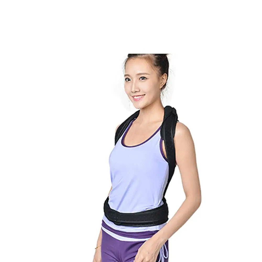 Male Female Adjustable Posture Corrector Waist Lumbar Shoulder Chest Back Spine Support Brace Belt Body Correction Tool | Красота и