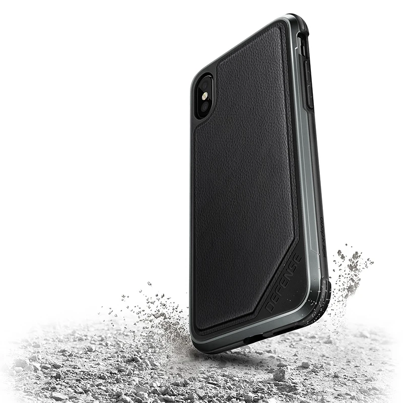 Чехол для телефона X-Doria защиты класса люкс iPhone XS X военный класс проверенный на