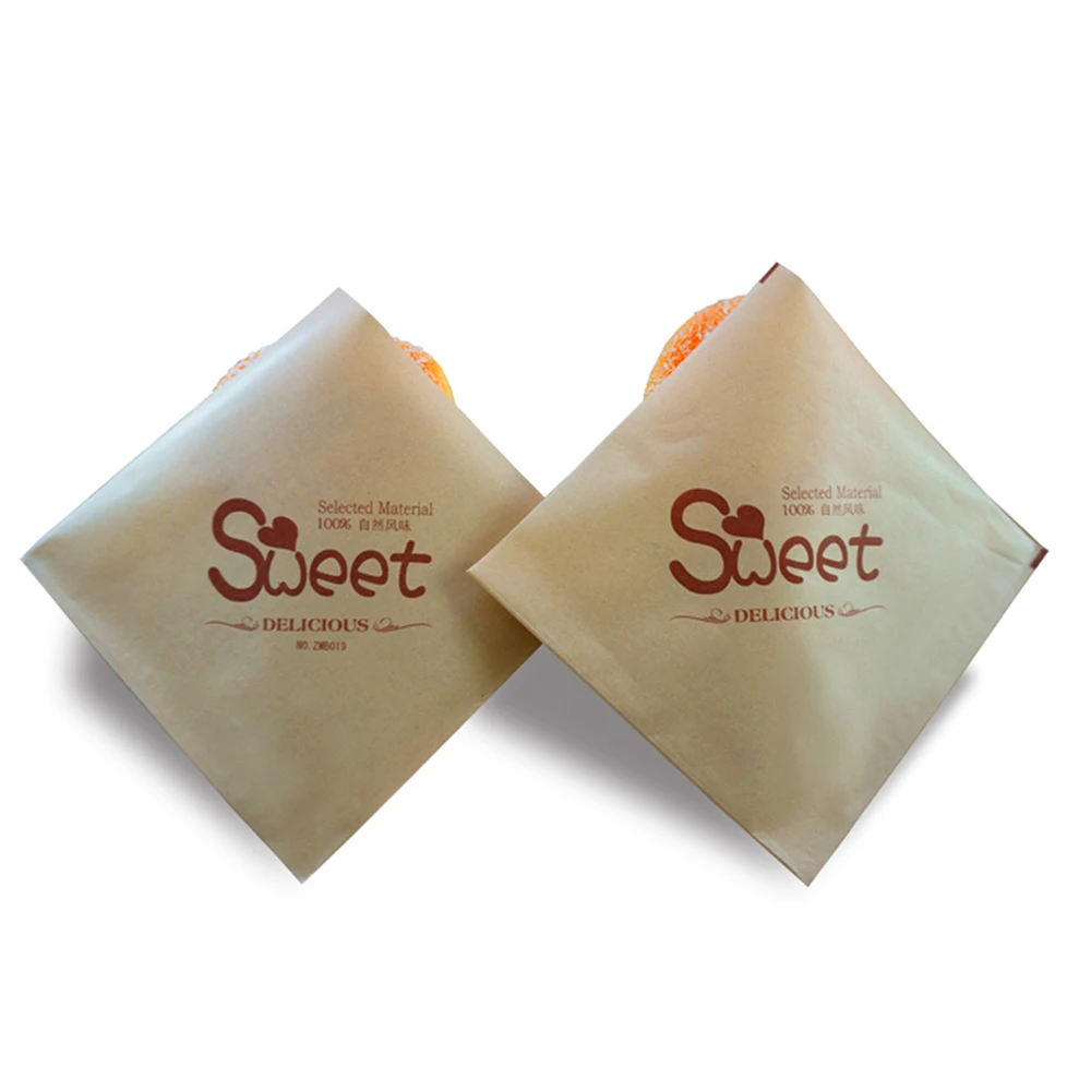 Закуски пакет коробка пончики посылка 100 шт./пакет Еда крышка мешки для выпекания