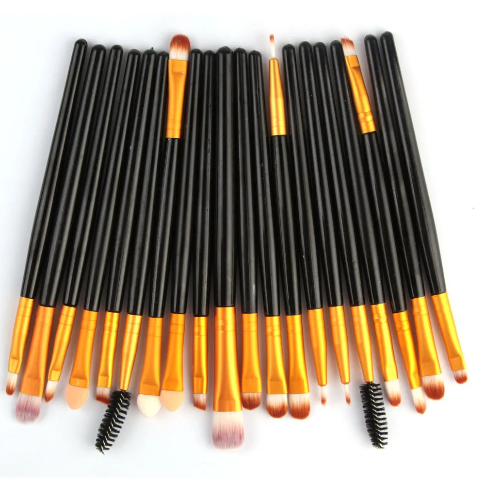 OutTop 20pcs/set Makeup Brush Set tools Make-up Toiletry Kit Wool Make Up 6A18 Drop Shipping | Красота и здоровье