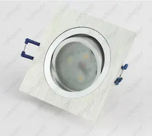 

Dimmable 3W LED Ceiling Cabinet Light Fixture Grid Lamp Frosted Acrylic Square