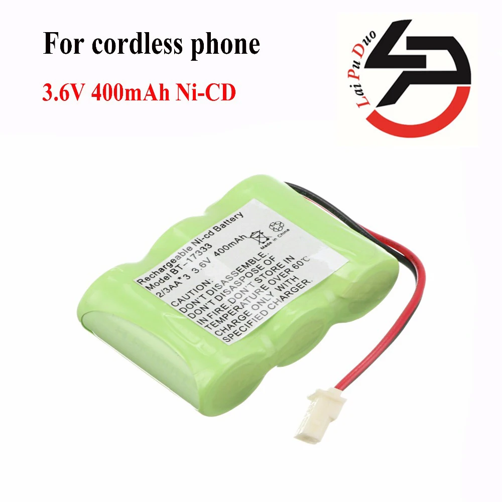 Аккумуляторная батарея для телефона Ni cd 2 шт./лот 3 6 В 400 мАч BT 17333 CPB9607 запасная