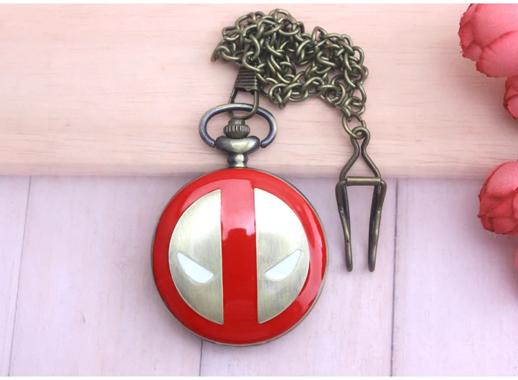 Бренд чаояда ожерелье часы Винтажный стиль бронза стимпанк США капитан голова