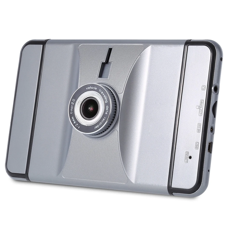 Android автомобильный видеорегистратор 7 дюймов 1080 P 140 степень GPS навигация 512 МБ ОЗУ +