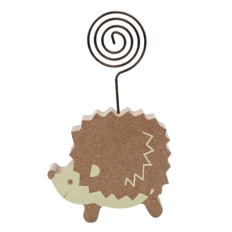 Новинка деревянные зажимы для заметок с милыми грибами ежиком совой деревом