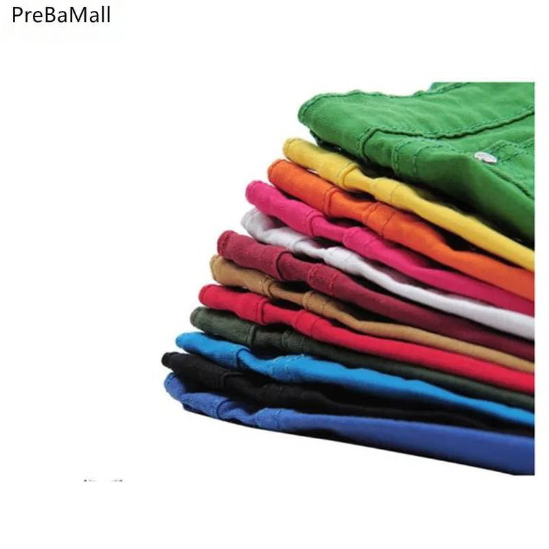 Женские шорты Джинсы средней посадки женские тянущиеся брюки джинсовые скинни