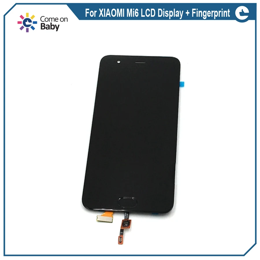 Nice quality For XIAOMI Mi6 LCD Display Mi 6 Touch Screen + Front-Mounted Fingerprint Digitizer Assembly 5.15&quot with / no frame |