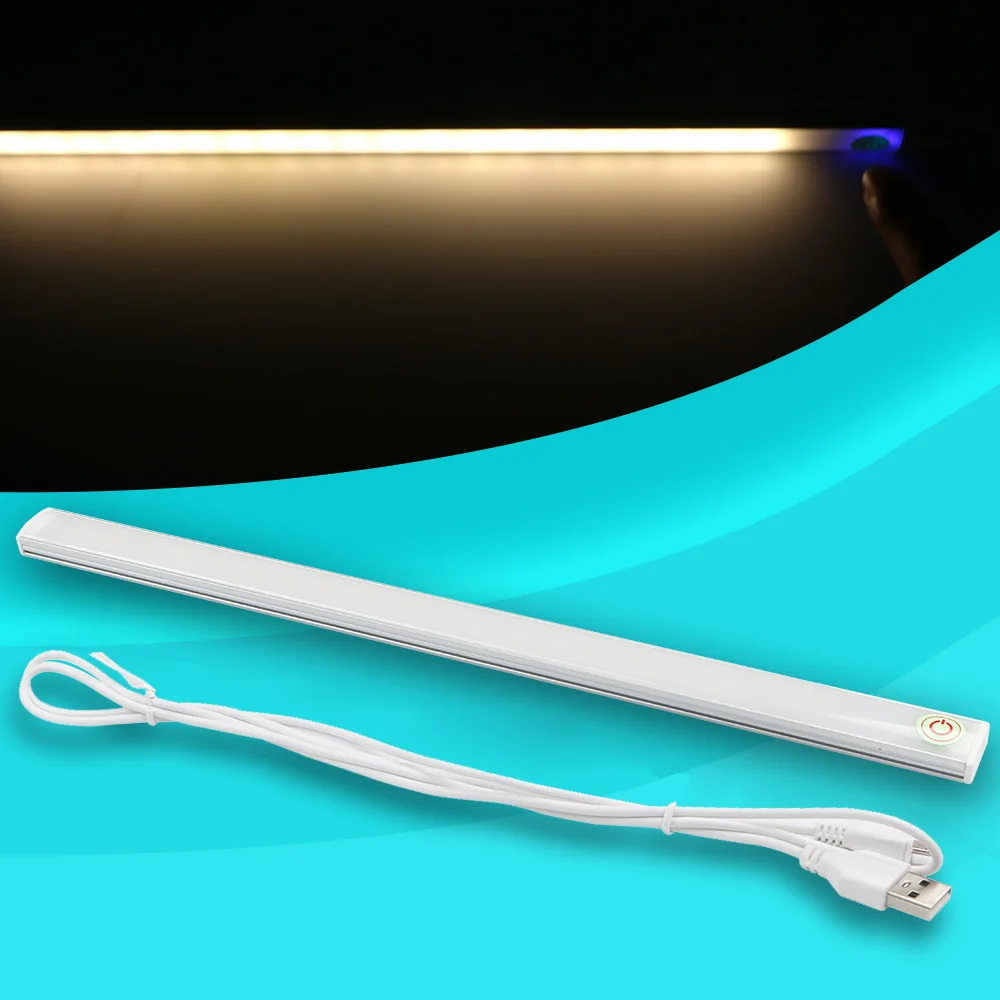 21led 6 Вт USB Touch Сенсор света светодиодные лампы бар ультратонкие Шкаф Кабинет лампа