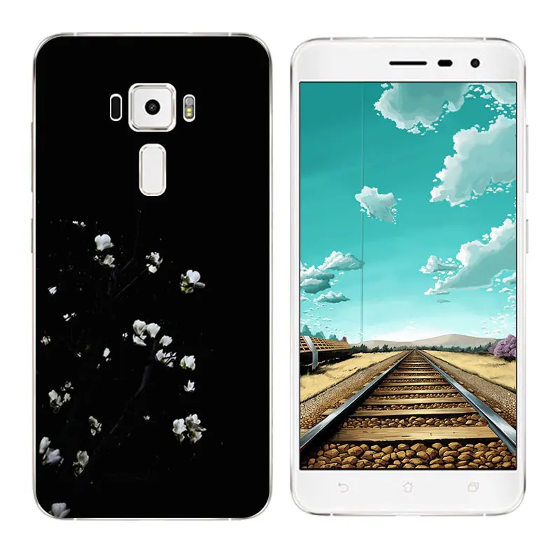 for Asus Zenfone 3 Case ZE552KL Soft Silicone TPU Expression Printing Phone 5.5&quot Coque Capa |
