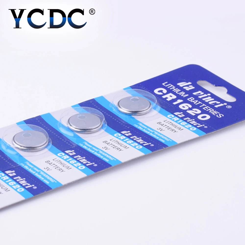 YCDC часы Батарея 5 шт. Кнопка сотового CR2032 CR 2032 мА/ч. аккумулятор CR1632 CR1620 CR1625 CR2018 CR2025 1632 3v литиевая прочного