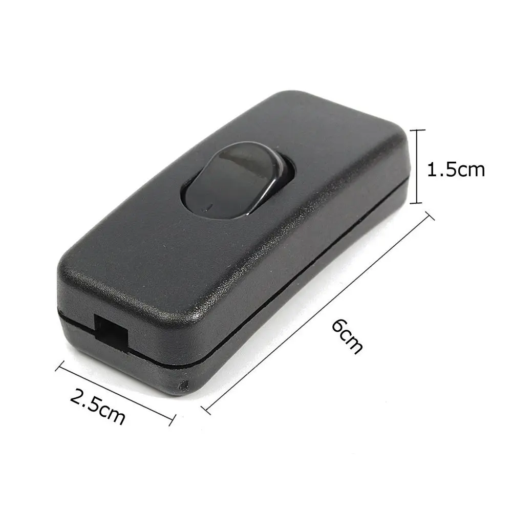 5 шт./лот практичная классическая черная Встроенная настольная лампа ВКЛ./ВЫКЛ.