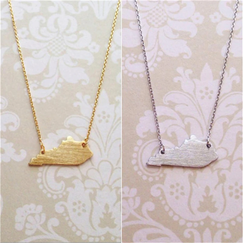 Горячая Распродажа ожерелья Кентукки ручной работы Государственный кулон