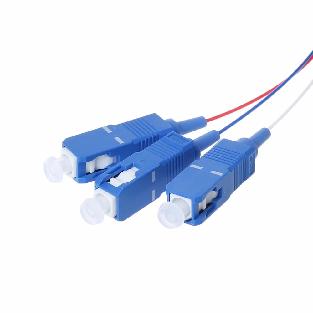 1x2 APC/UPC оптоволоконный сплиттер мини стальная труба разъем оптоволоконного жгута